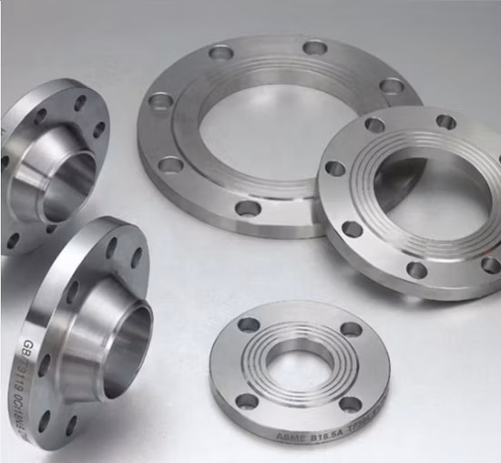 Flange forjada de pescoço de solda DIN aço inoxidável F304