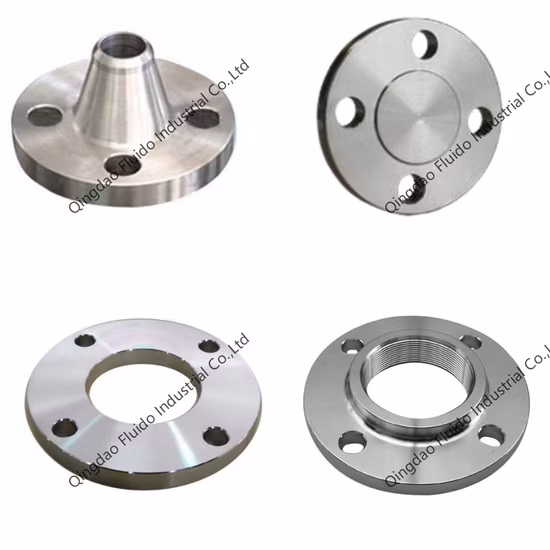 ANSI DIN JIS BS En padrão flange de pescoço de solda de aço inoxidável como material de construção
