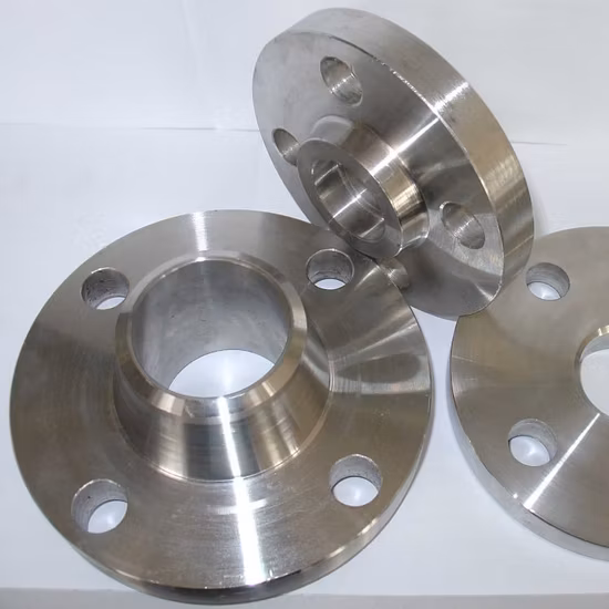Encaixe de tubo RF/Rtj/FF ANSI/JIS/DIN/API 6A Cl150 ASME B16.5 Soldagem Forjada Pescoço de solda Tubo de aço carbono Flange de aço