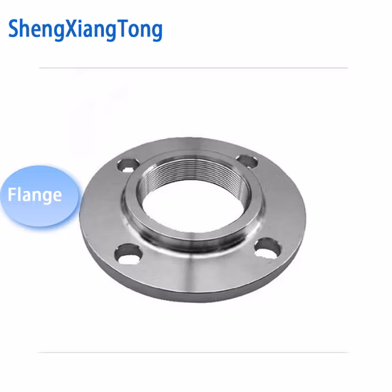 Shengxiangtong ANSI/DIN/En1092-1 Carbono Forjado/Aço Inoxidável Pn10/16 Soldagem Pescoço/Cego/Deslizamento/Junta Sobreposta/Placa Plana/Soquete RF/FF Flanges de Tubo