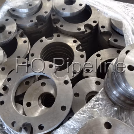 ANSI/DIN/En1092-1 Carbono Forjado/Aço Inoxidável Pn10/16 Soldagem Pescoço/Cego/Deslizamento/Placa Plana/Socket Flange de Tubo RF/FF