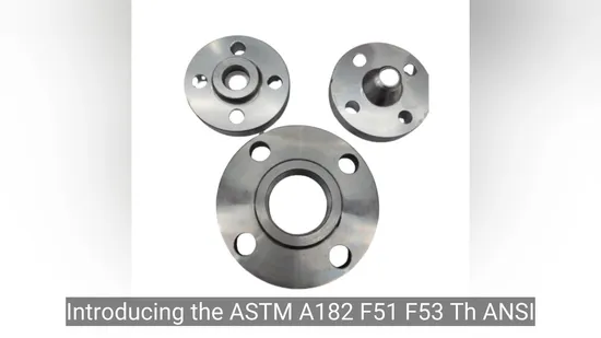 ANSI B16.5/ASTM A105 Aço Carbono/ Q235 / Aço Inoxidável FF RF Wn/So/Rosqueado/Placa/Soquete Flange forjada